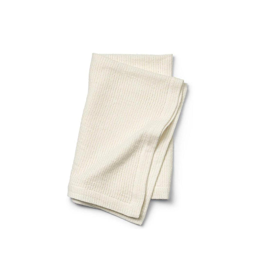Elodie Details Cellular Blanket - Vanilla White-Blankets-One Size- | Natural Baby Shower