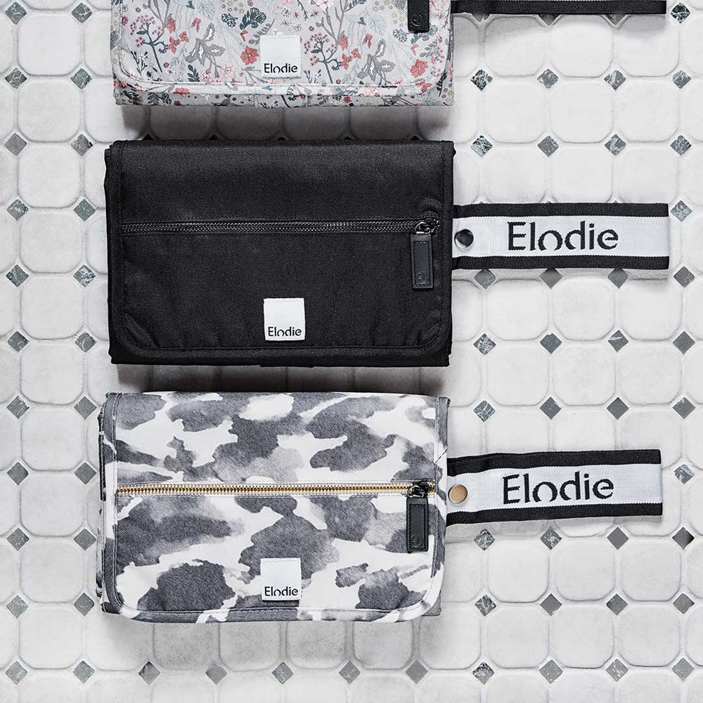 Elodie Details Portable Changing Pad - Off Black-Travel Changing Mats- | Natural Baby Shower
