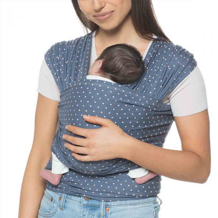 Ergobaby Lightweight Aura Baby Wrap - Coral Dots-Baby Carriers-Coral Dots- | Natural Baby Shower