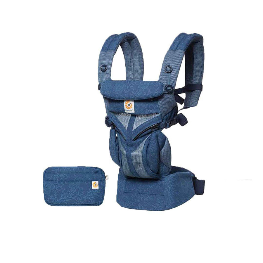 Ergobaby Omni 360 Cool Air Mesh Carrier - Blue Blooms-Baby Carriers- | Natural Baby Shower