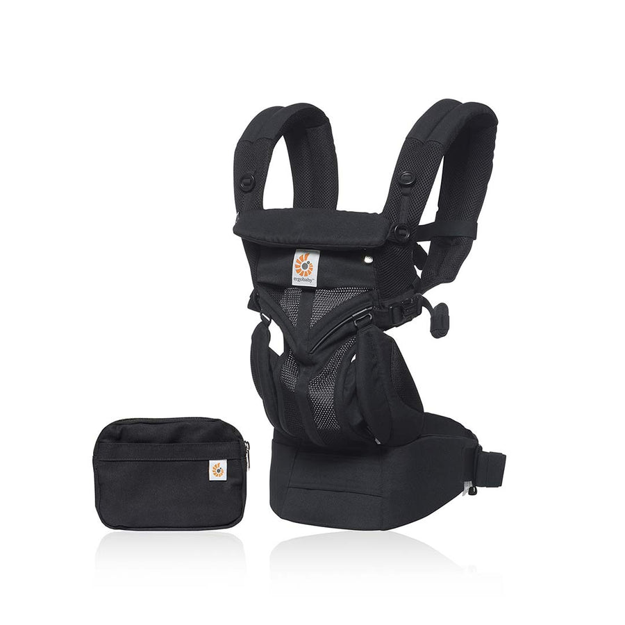 Ergobaby Omni 360 Cool Air Mesh Carrier - Onyx Black-Baby Carriers-Black- | Natural Baby Shower