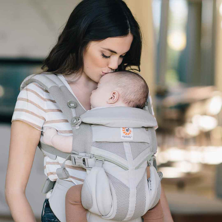 Ergobaby Omni 360 Cool Air Mesh Carrier - Pearl Grey-Baby Carriers-Pearl Grey- | Natural Baby Shower