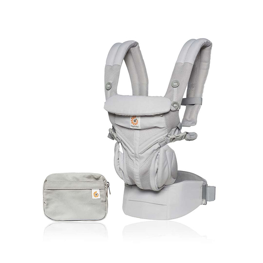 Ergobaby Omni 360 Cool Air Mesh Carrier - Pearl Grey-Baby Carriers-Pearl Grey- | Natural Baby Shower