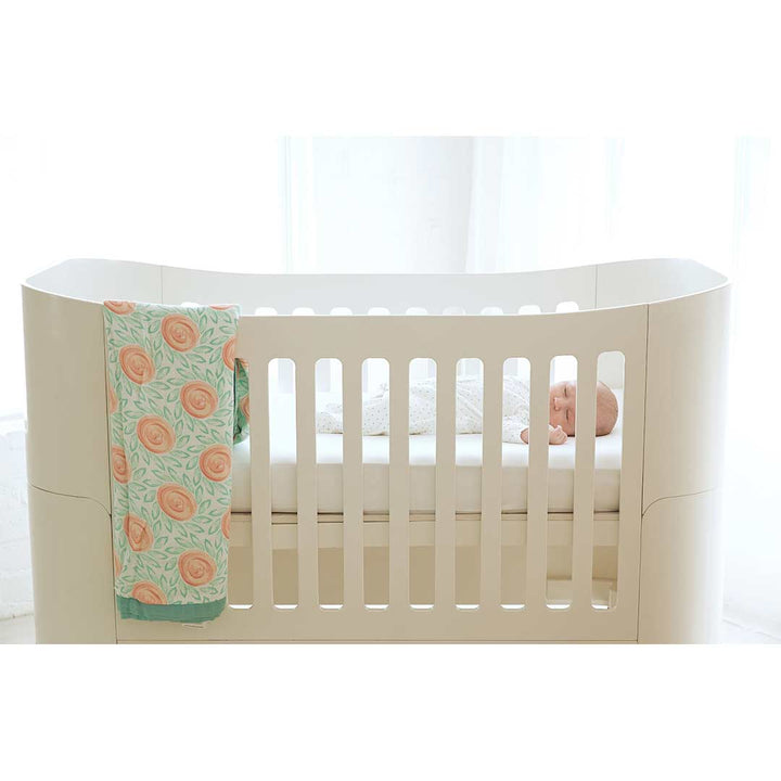 Gaia Baby Serena Complete Sleep Baby Bed - White-Cot Beds- | Natural Baby Shower