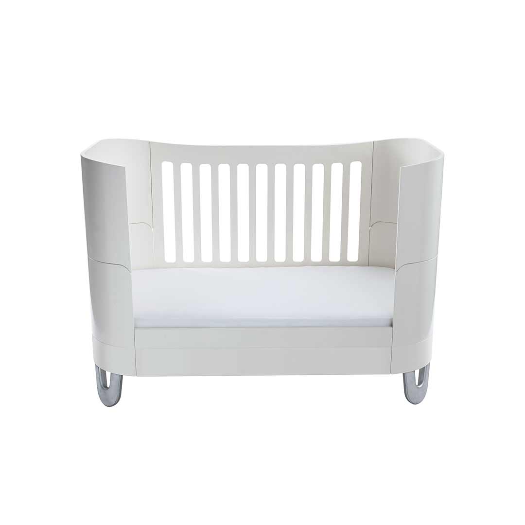 Gaia Baby Serena Mini Cot Bed + Dresser Bundle - White-Nursery Sets- | Natural Baby Shower