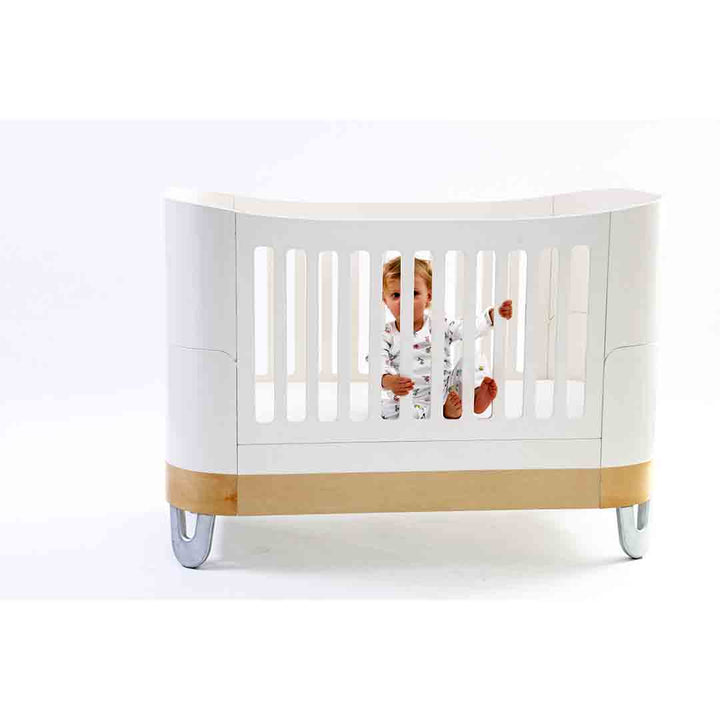 Gaia Baby Serena Complete Sleep+/Mini Baby Bed - White-Cot Beds- | Natural Baby Shower