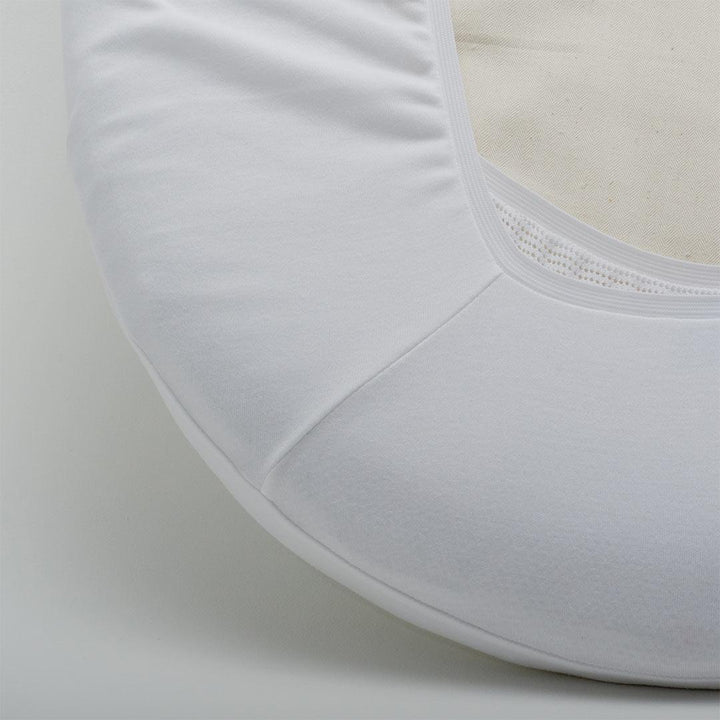 Gaia Baby Mini Cot Fitted Sheets - White - 2 Pack-Sheets- | Natural Baby Shower
