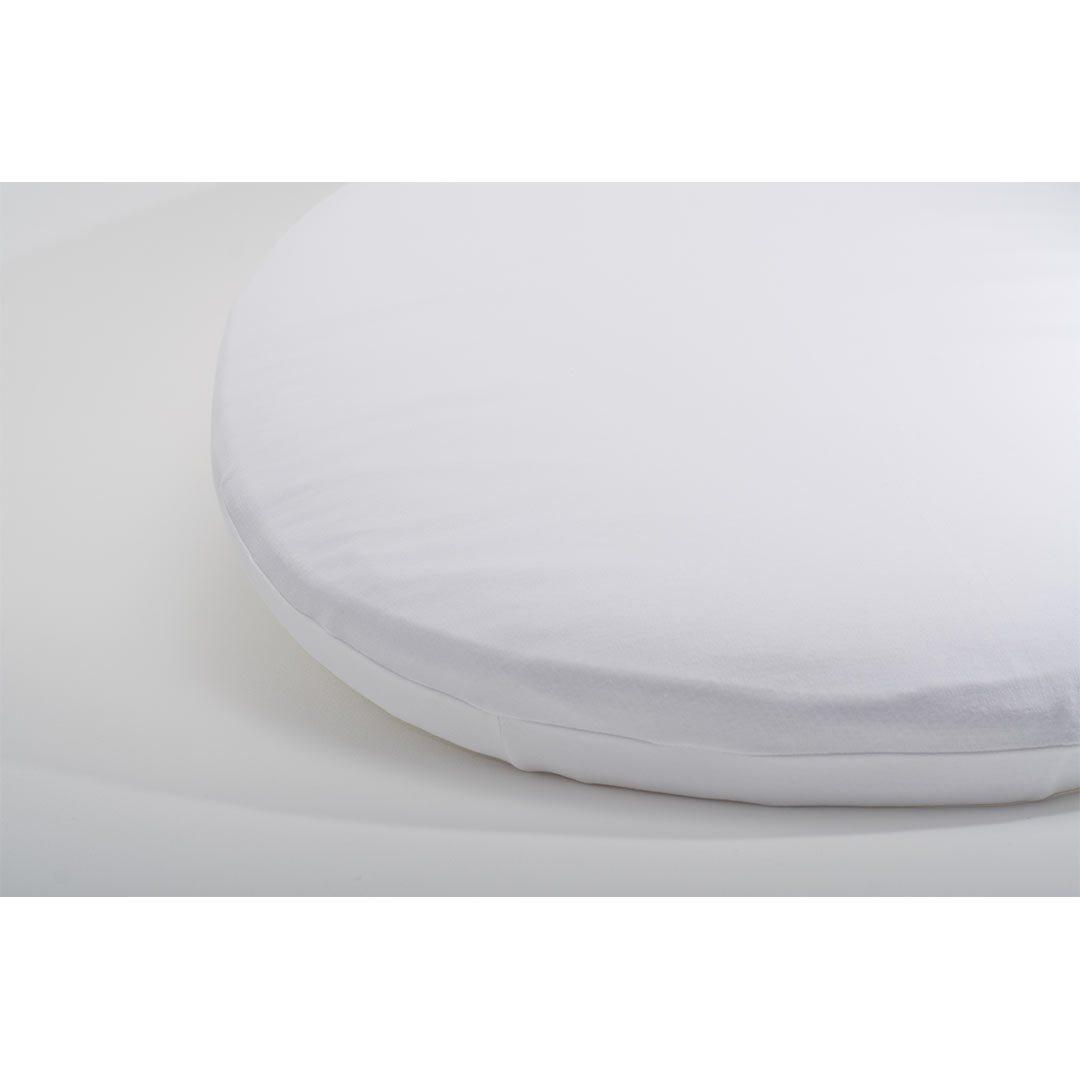 Gaia Baby Mini Cot Fitted Sheets - White - 2 Pack-Sheets- | Natural Baby Shower