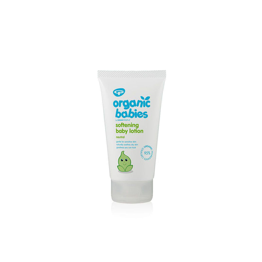 Green People Organic Babies Softening Baby Lotion - Scent Free - 150ml-Body Lotions + Creams- | Natural Baby Shower
