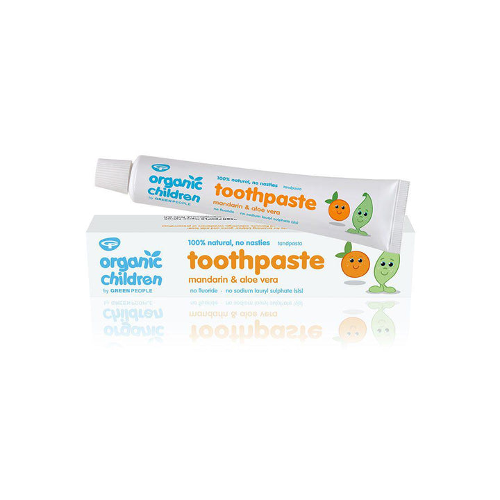 Green People Organic Children Toothpaste - Mandarin - 50ml-Toothcare- | Natural Baby Shower