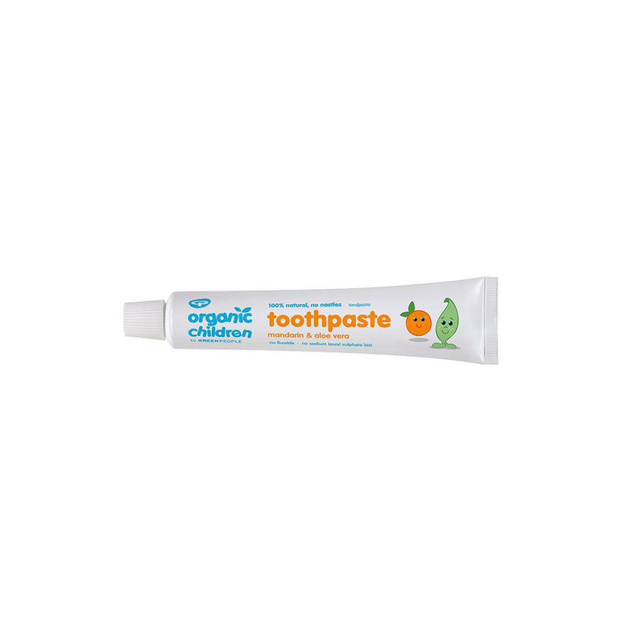 Green People Organic Children Toothpaste - Mandarin - 50ml-Toothcare- | Natural Baby Shower