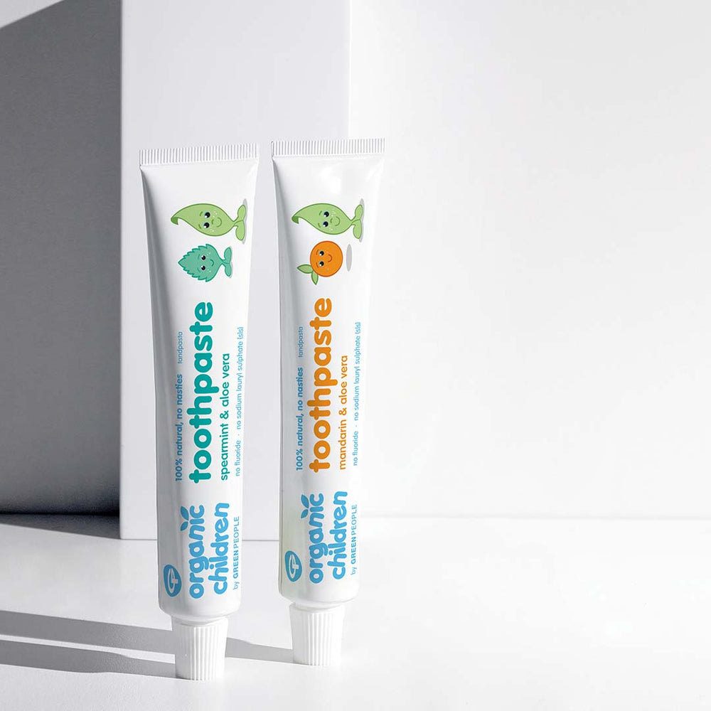 Green People Organic Children Toothpaste - Mandarin - 50ml-Toothcare- | Natural Baby Shower