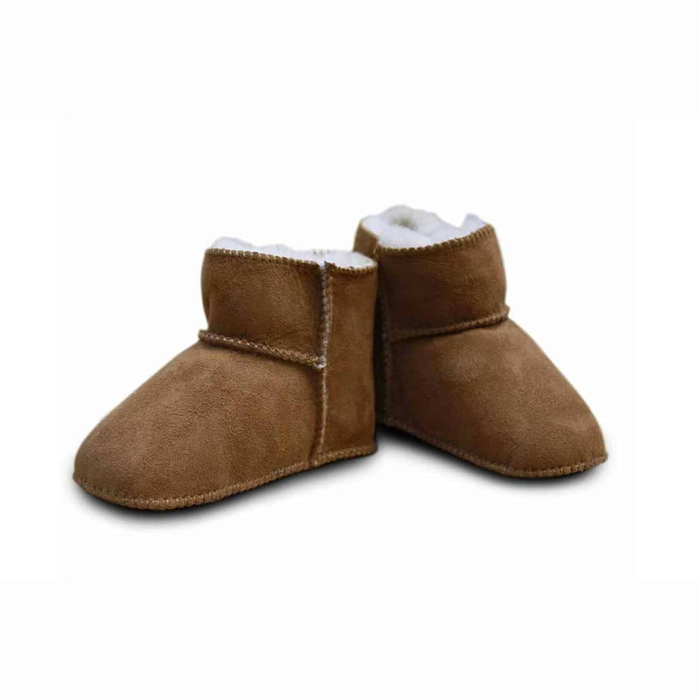 Heitmann Lambskin Booties - Camel-Booties-0-6m-Camel | Natural Baby Shower