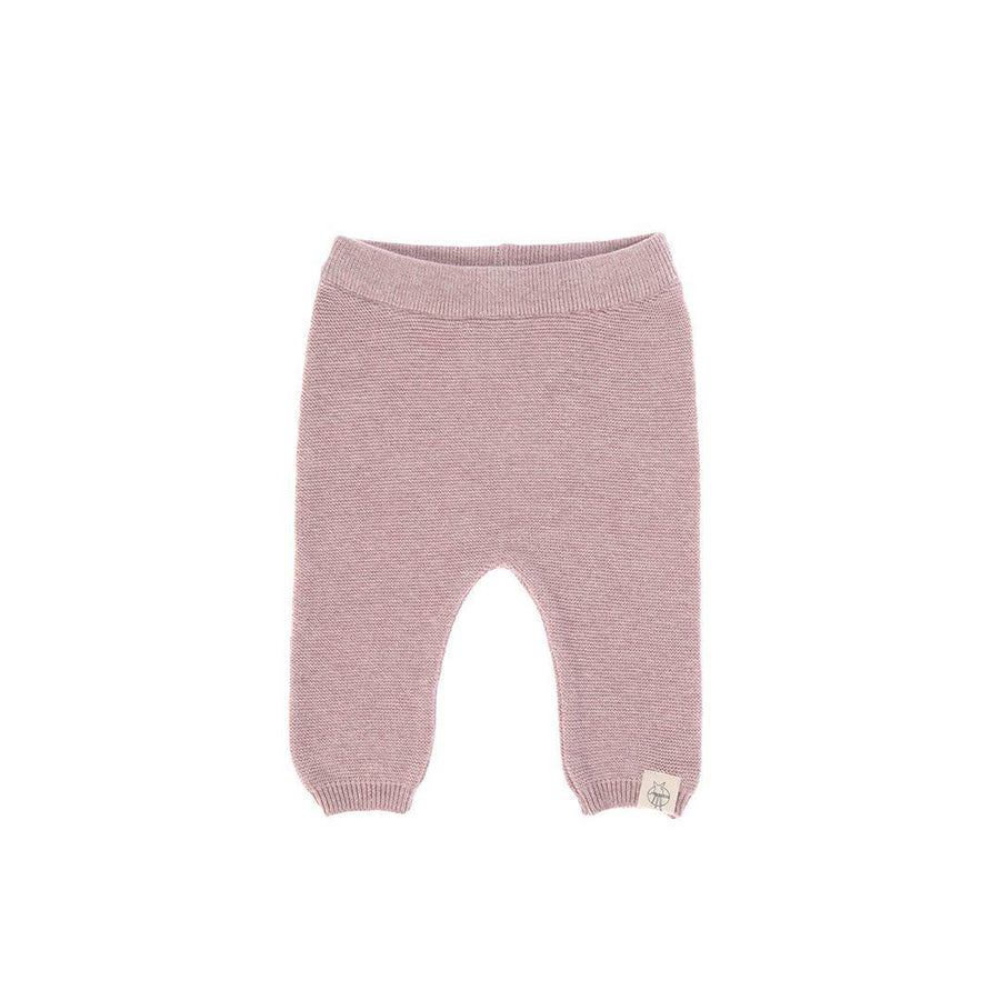 Lassig Knitted Pants - Light Pink-Trousers-0-2m-Light Pink | Natural Baby Shower
