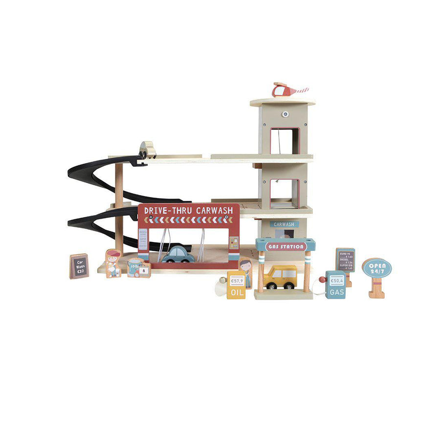 Little Dutch Railway Train Extension Garage-Train Sets- | Natural Baby Shower