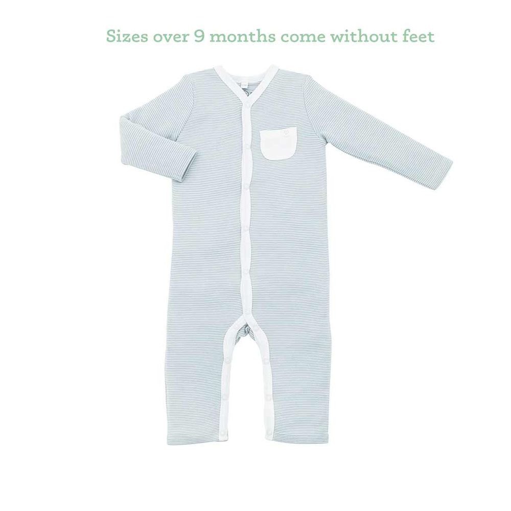 MORI Front Opening Sleepsuit - Blue-Sleepsuits-NB-Blue | Natural Baby Shower