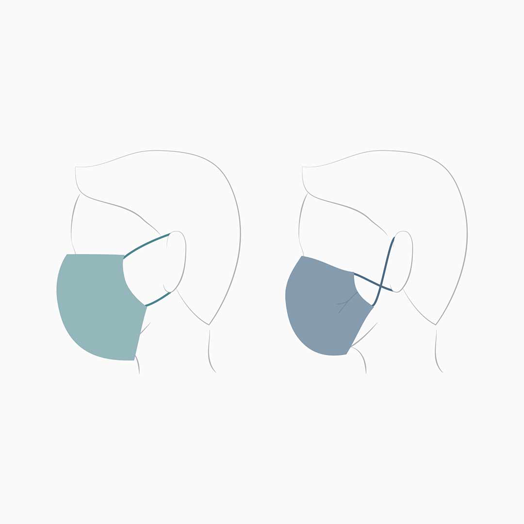 MORI Reusable Child Face Mask - Grey-Face Masks-Grey-One Size | Natural Baby Shower