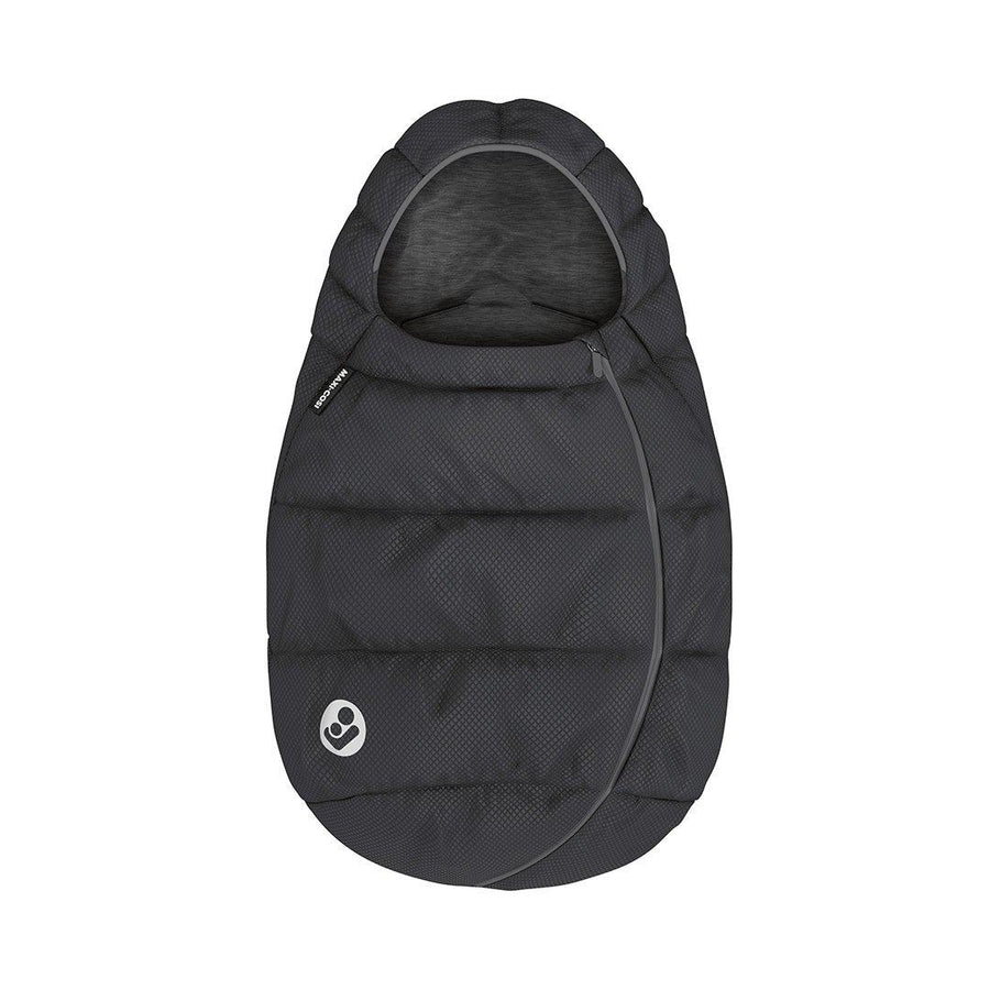 Maxi-Cosi Infant Carrier Footmuff - Essential Black-Car Seat Footmuffs- | Natural Baby Shower