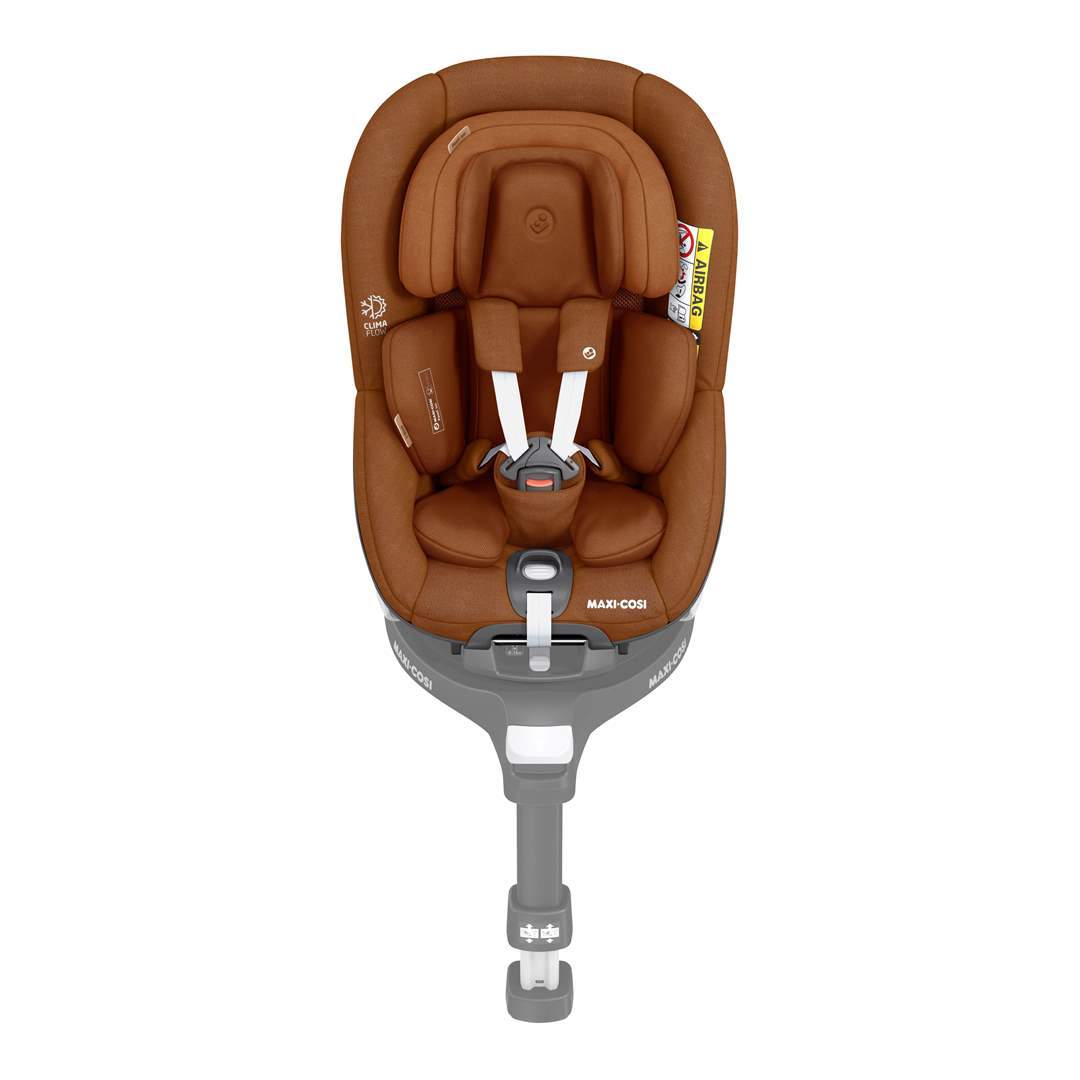 Maxi-Cosi Pearl 360 Car Seat + FamilyFix 360 Base - Authentic Cognac-Car Seats- | Natural Baby Shower