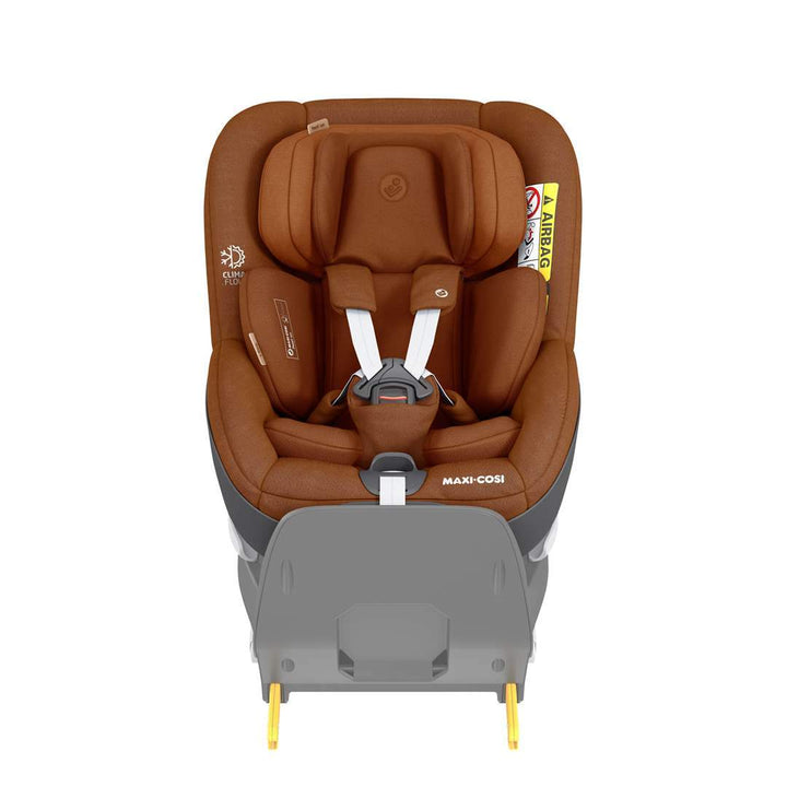 Maxi-Cosi Pearl 360 Car Seat + FamilyFix 360 Base - Authentic Cognac-Car Seats- | Natural Baby Shower