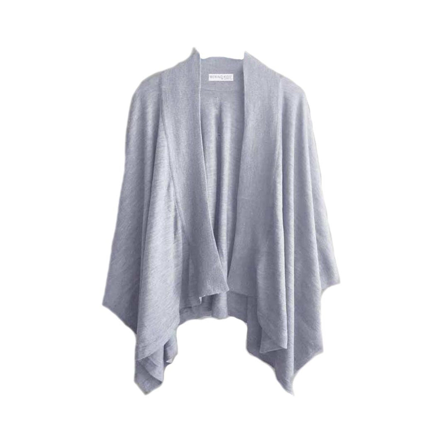 Merino Kids Mama Wrap - Light Grey-Nursing Covers-Light Grey-One Size | Natural Baby Shower