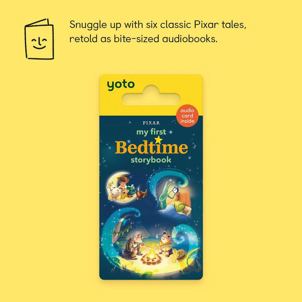 Yoto Card - Disney Pixar: My First Bedtime Storybook-Audio Player Cards + Characters- | Natural Baby Shower