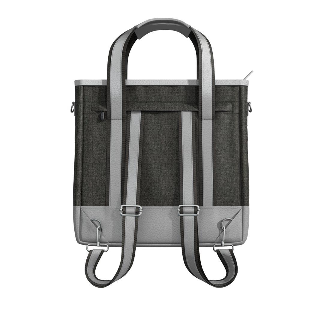 Mima Zigi Xari Sport Changing Bag Charcoal Travel Out