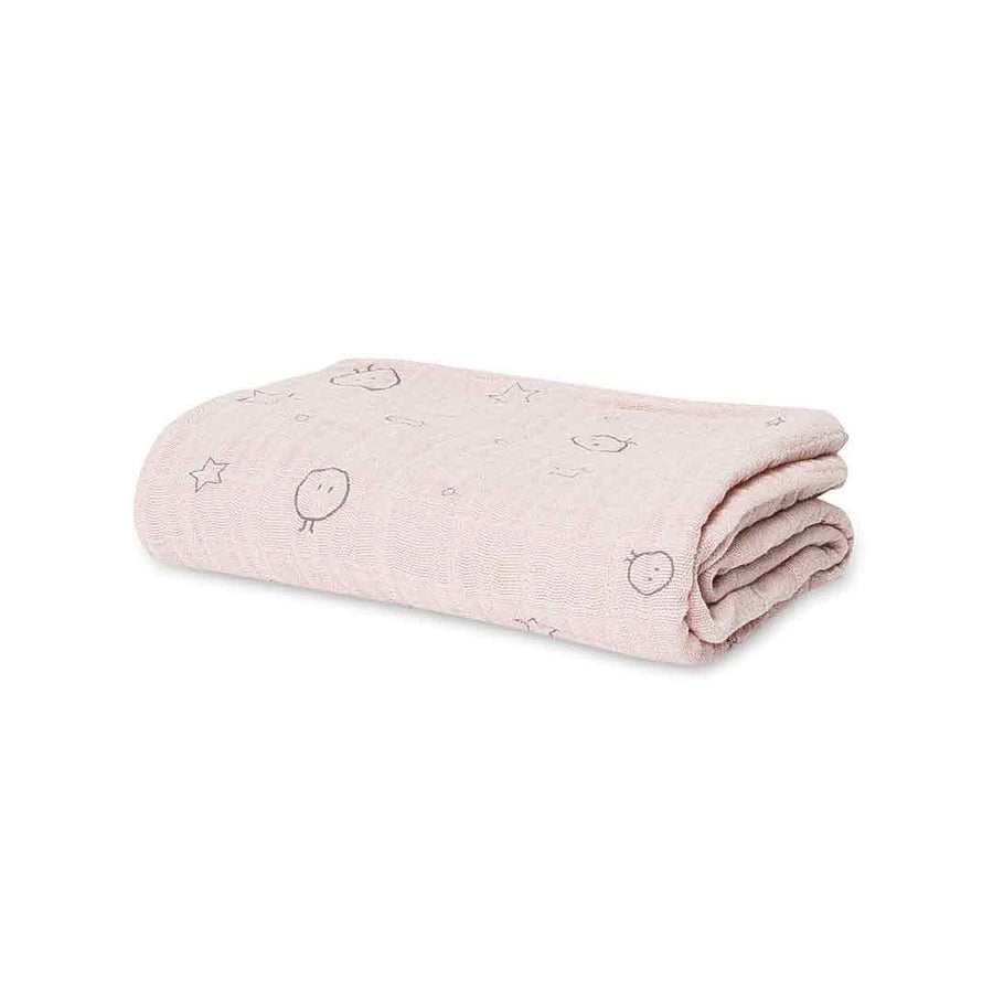 MORI Large Muslin Swaddle - Blush-Muslin Wraps- | Natural Baby Shower