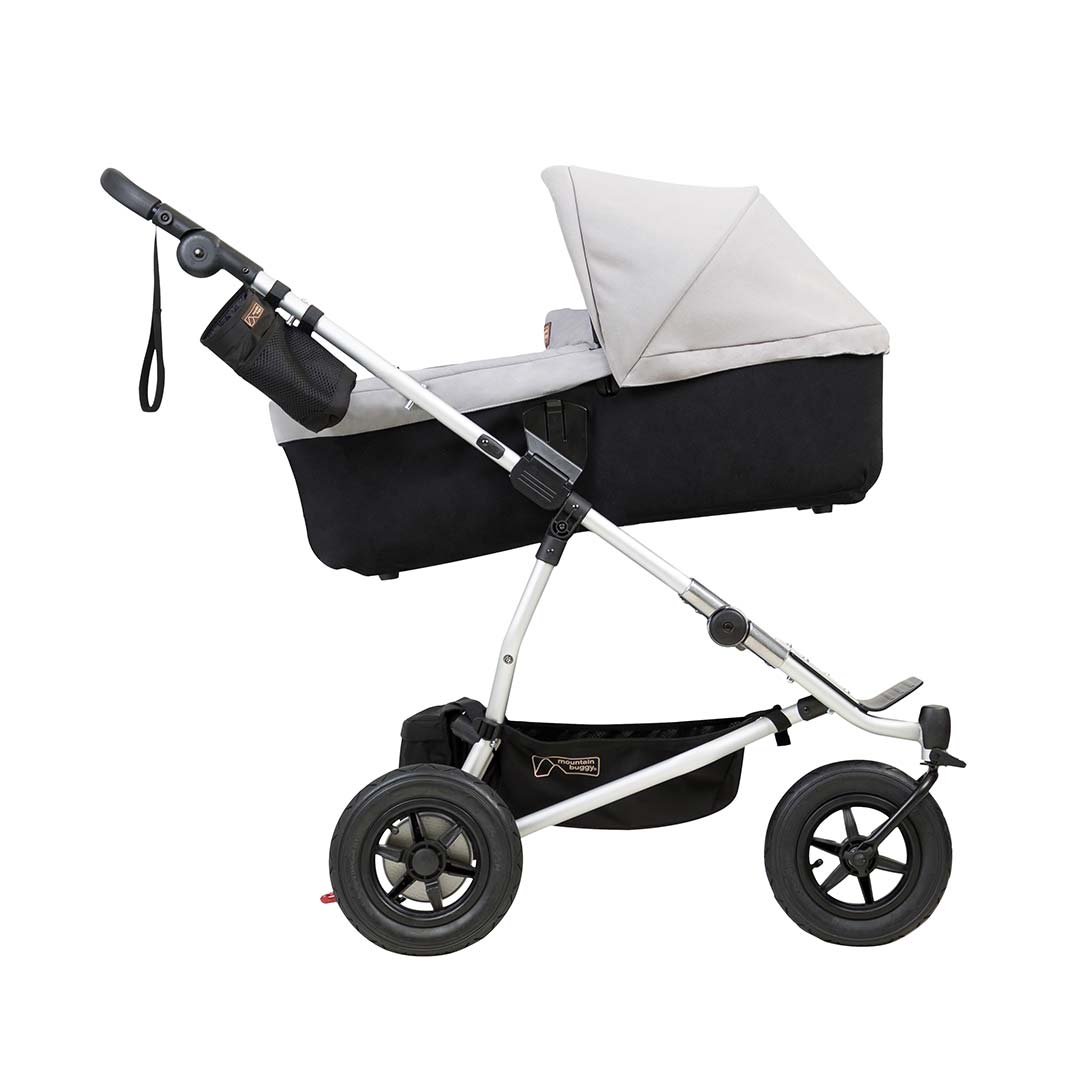 Mountain Buggy Duet Carrycot Plus - Silver-Carrycots- | Natural Baby Shower