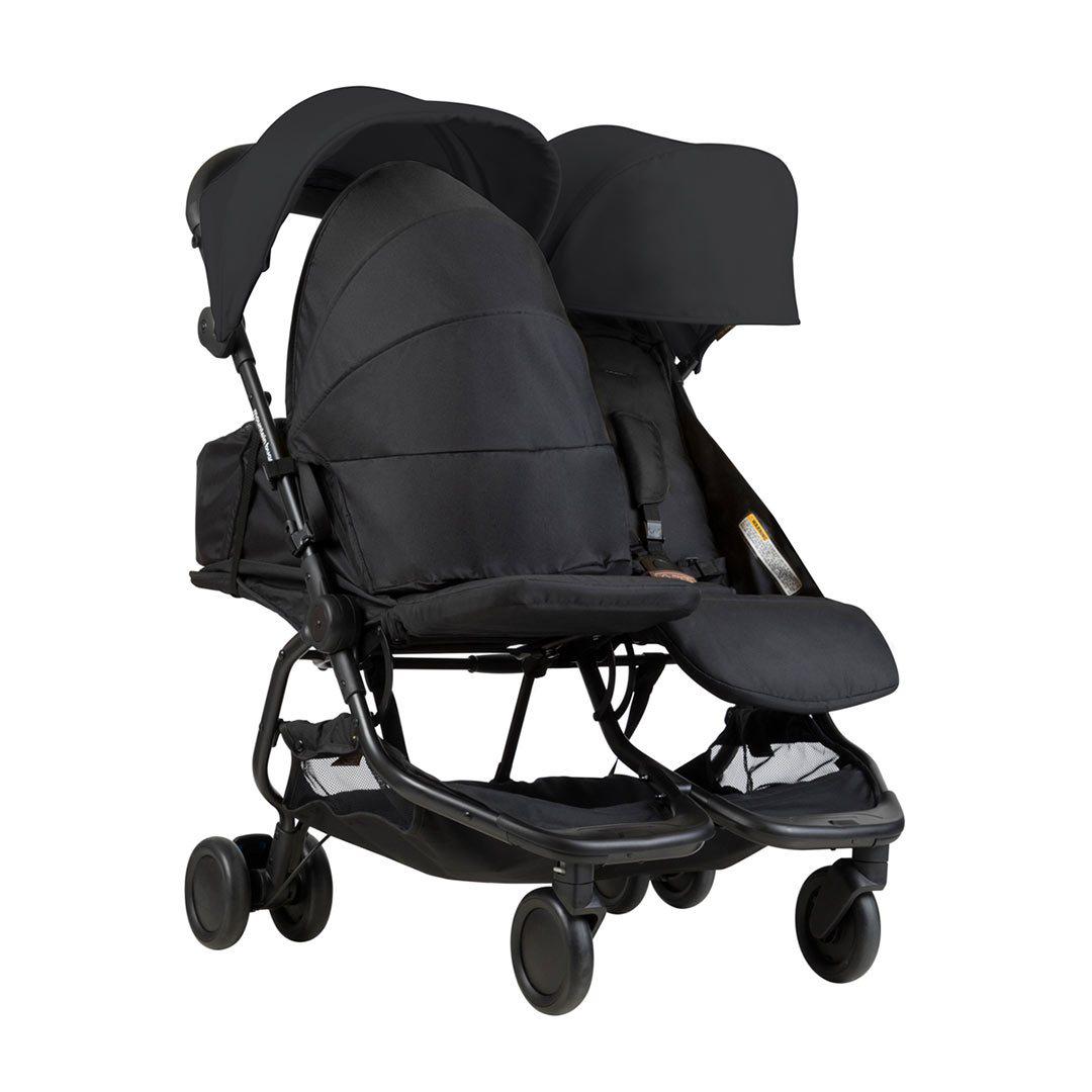 Mountain Buggy Nano Duo Pushchair - Black-Strollers- | Natural Baby Shower