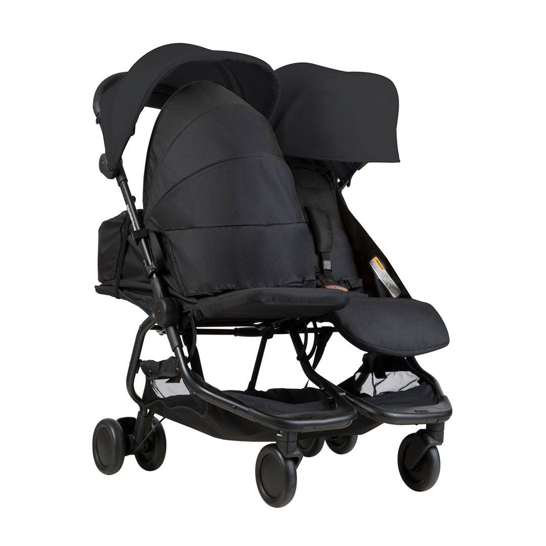 Mountain Buggy Nano Duo Pushchair in Black
