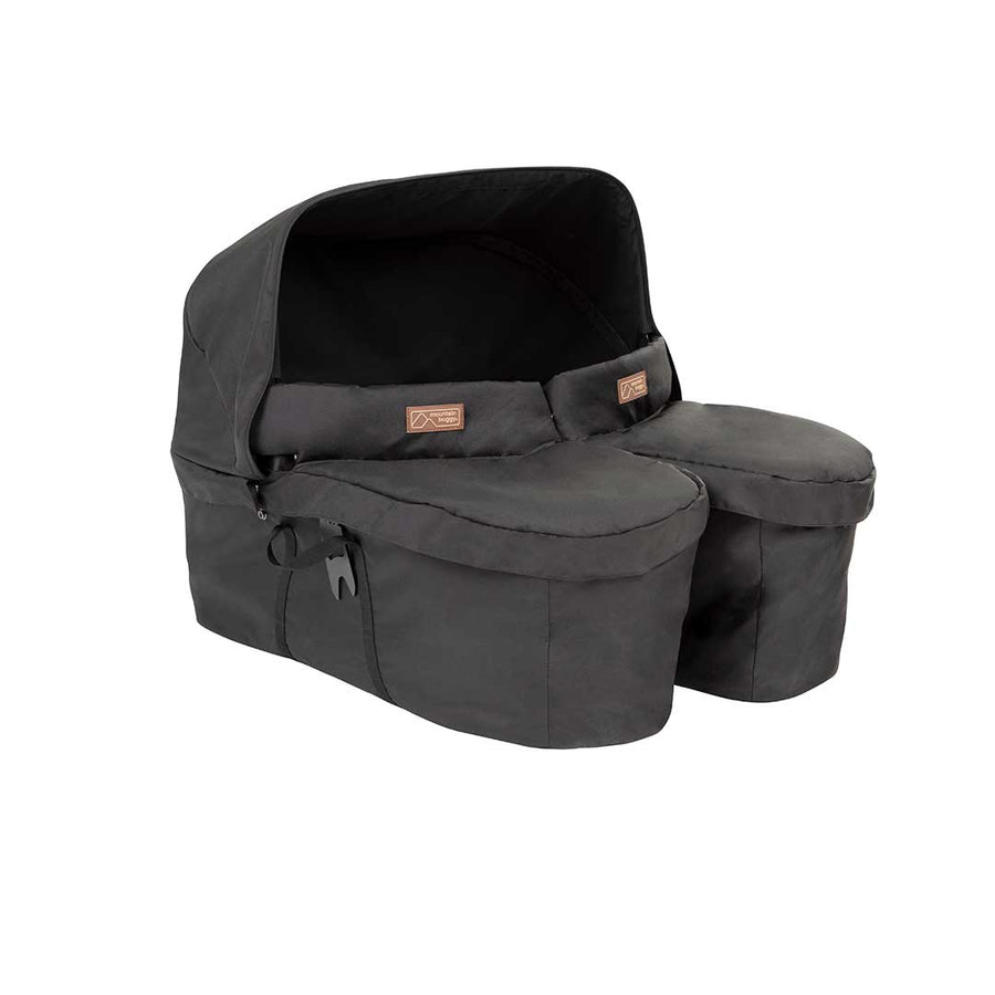 Mountain Buggy Twin Carrycot Plus - Black-Carrycots-Black- | Natural Baby Shower