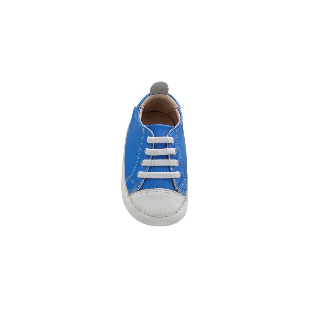 Old Soles Eazy Jogger Shoes - Neon Blue/Snow-Shoes-17 EU (UK 1.5)-Neon Blue/Snow | Natural Baby Shower