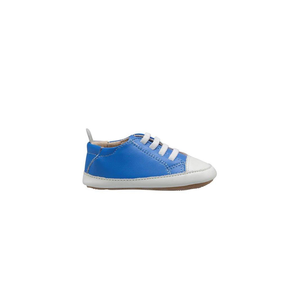 Old Soles Eazy Jogger Shoes - Neon Blue/Snow-Shoes-17 EU (UK 1.5)-Neon Blue/Snow | Natural Baby Shower