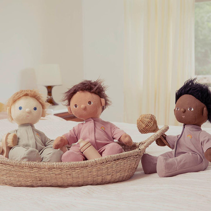 Olli Ella Dinkum Doll Brush-Dolls Accessories- | Natural Baby Shower