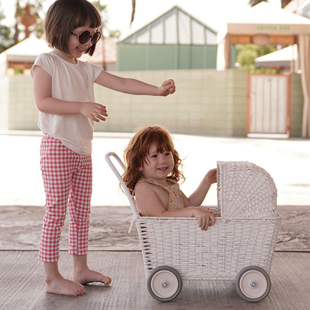 Olli Ella Strolley - White-Dolls Prams- | Natural Baby Shower