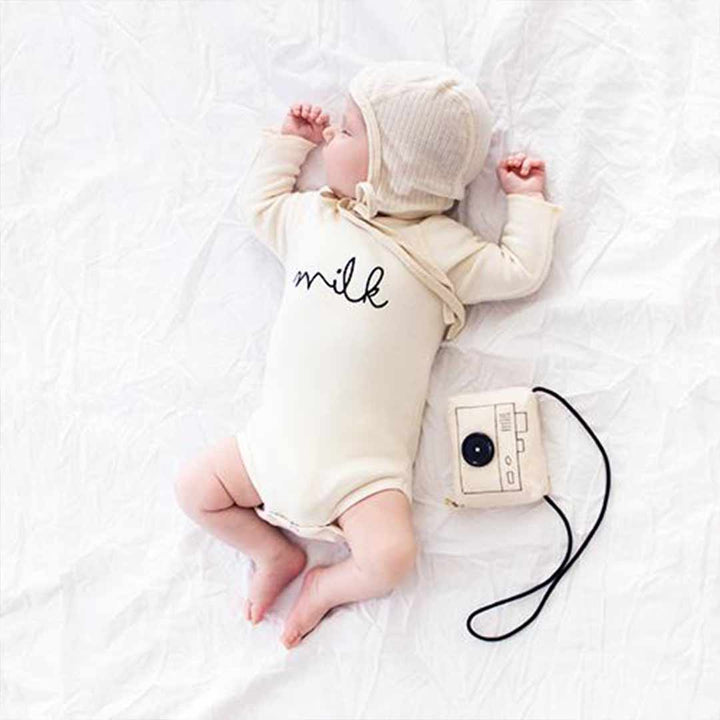 Organic Zoo Milk Bodysuit - Natural-Bodysuits-NB-Natural | Natural Baby Shower