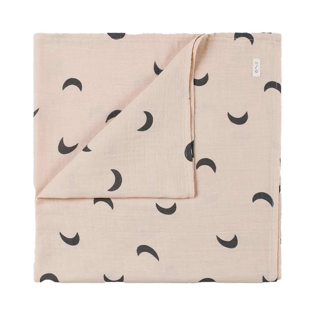 Organic Zoo Muslin - Pebble Midnight-Muslin Squares- | Natural Baby Shower