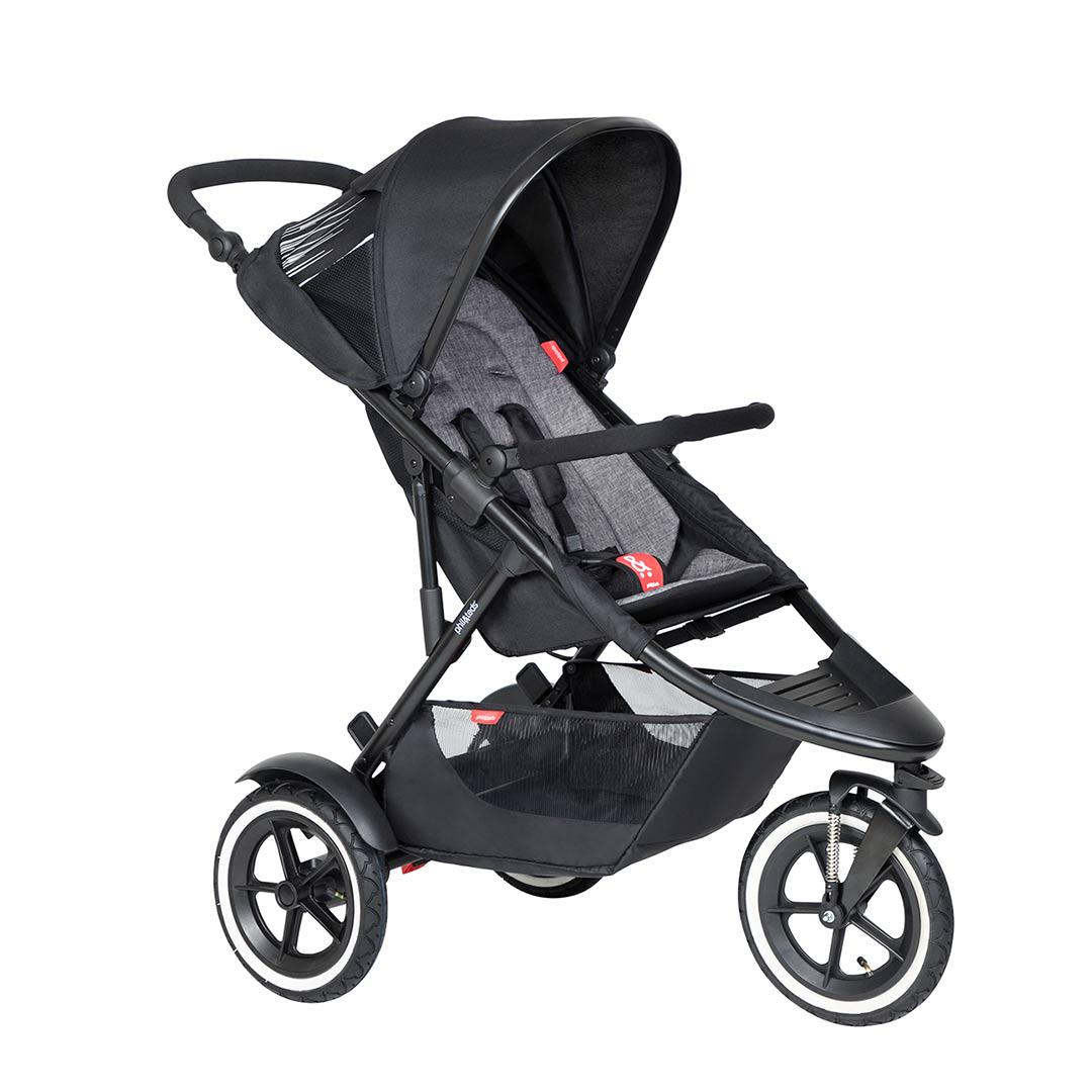 Phil & Teds Sport Pushchair - Charcoal-Strollers-Charcoal-No Carrycot | Natural Baby Shower