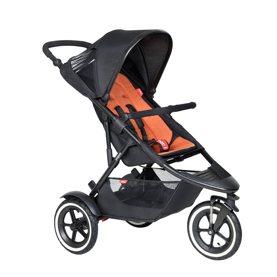 Phil & Teds Sport Pushchair - Rust-Strollers-Rust-No Carrycot | Natural Baby Shower