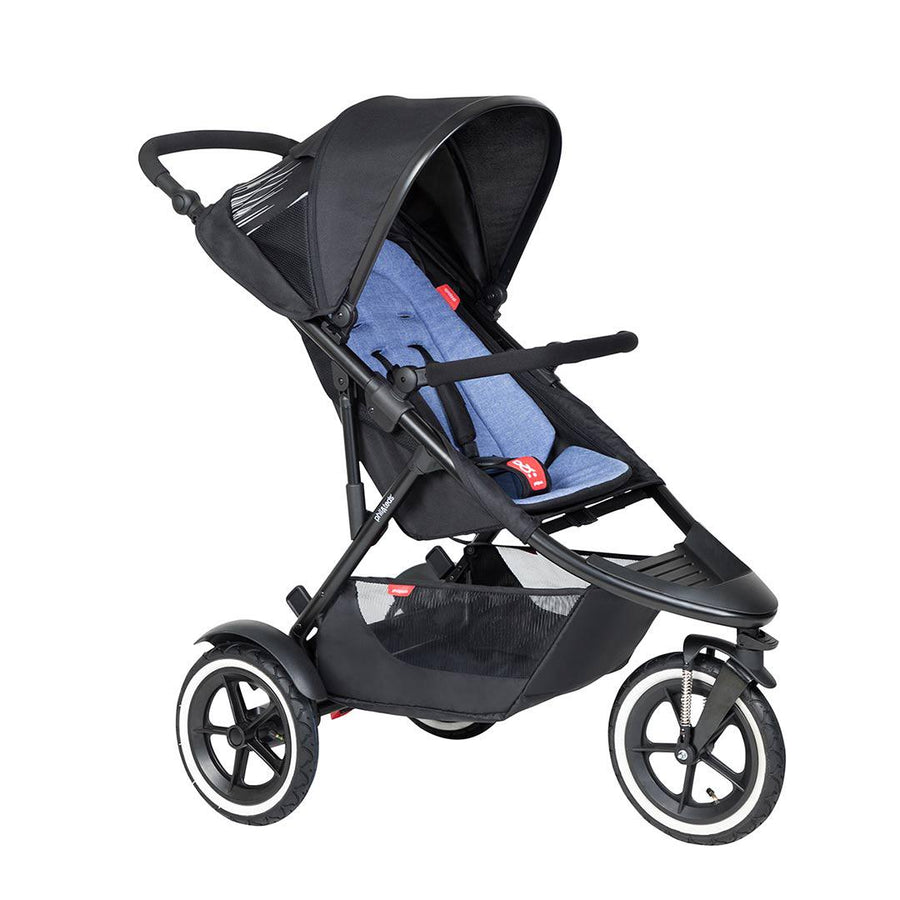 Phil & Teds Sport Pushchair - Sky-Strollers-Sky-No Carrycot | Natural Baby Shower