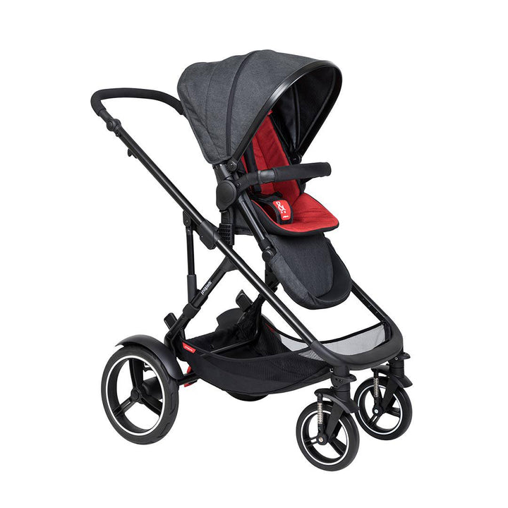 Phil & Teds Voyager Pushchair - Chilli-Strollers-Chilli-No Carrycot | Natural Baby Shower