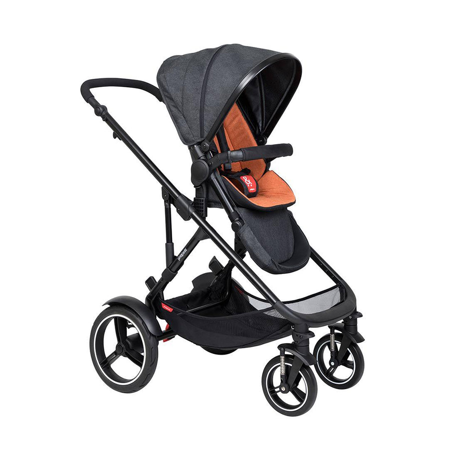 Phil & Teds Voyager Pushchair - Rust-Strollers-Rust-No Carrycot | Natural Baby Shower