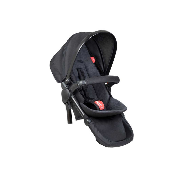 Phil & Teds Double Kit + Liner - Black-Stroller Seats- | Natural Baby Shower