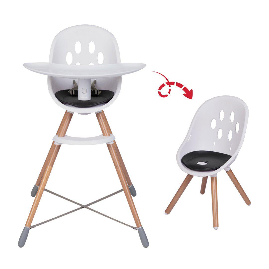 Phil & Teds Poppy Highchair - Wooden - Black-Highchairs- | Natural Baby Shower