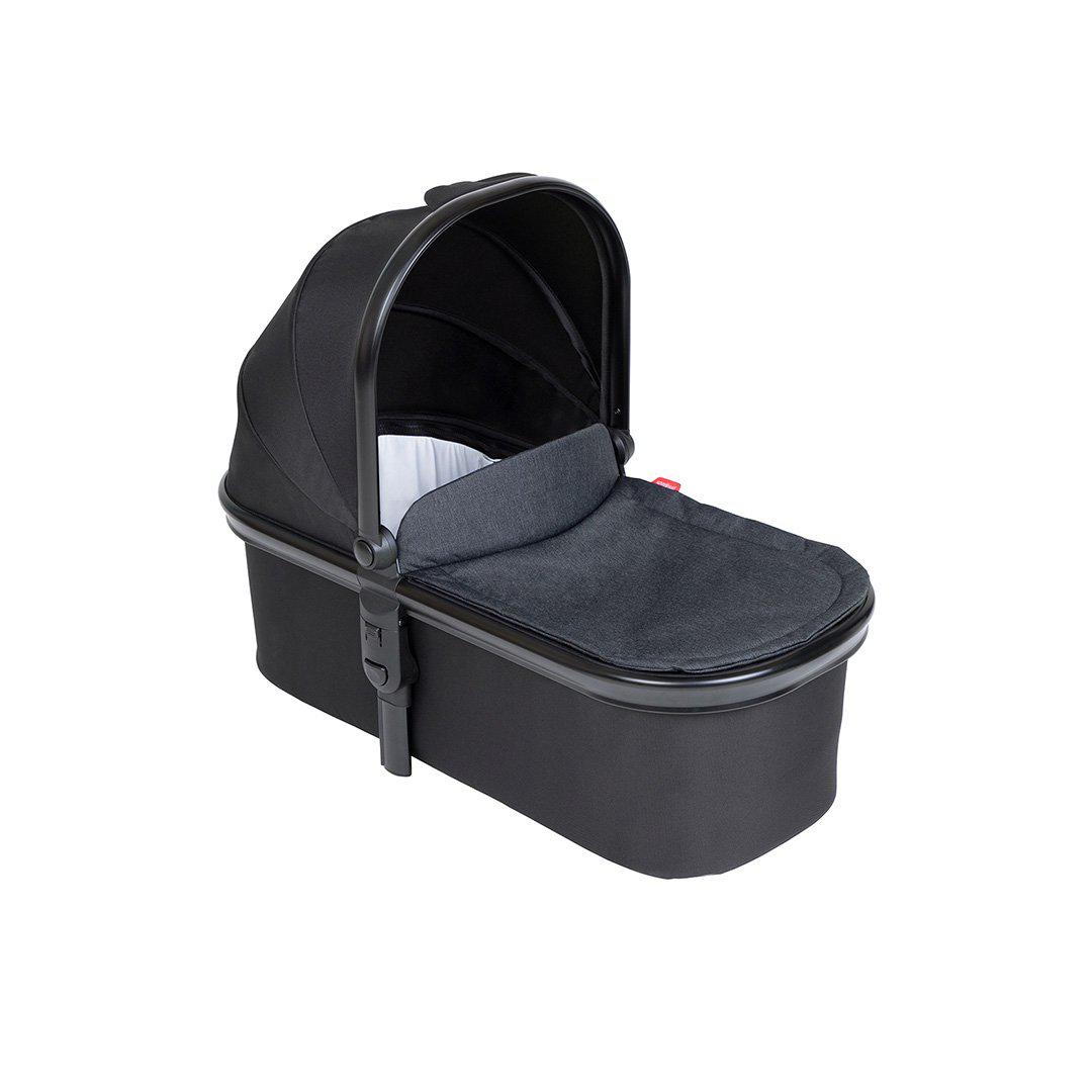 Phil & Teds Snug Carrycot & Lid - Black-Carrycots- | Natural Baby Shower