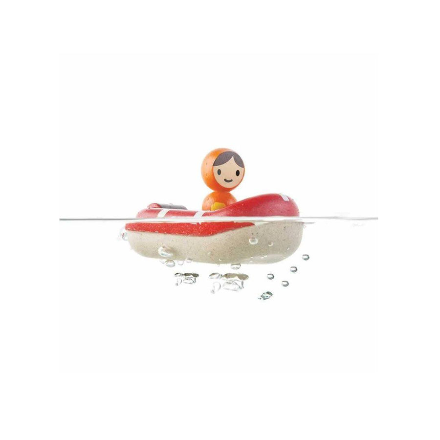 Plan Toys Coastguard Boat-Bath Toys- | Natural Baby Shower