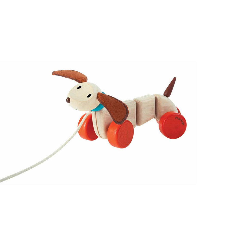 Plan Toys Happy Puppy-Pull-Alongs- | Natural Baby Shower
