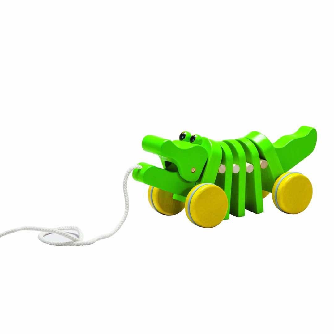 Plan Toys Dancing Alligator-Pull-Alongs- | Natural Baby Shower