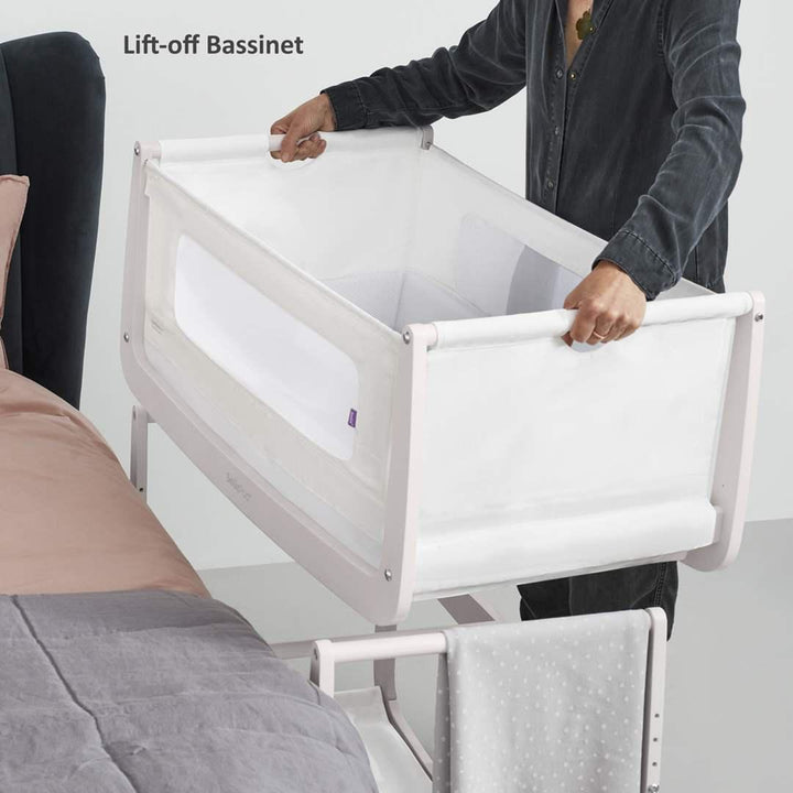 SnuzPod4 Bedside Crib - Rose White-Bedside Cribs- | Natural Baby Shower